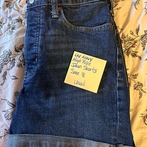 Old Navy High Rise Jean Shorts
